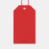 Vrolijk Kerst Elf Cadeaulabel (Achterkant)