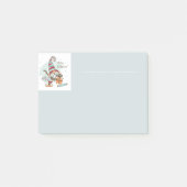 Vrolijk Kerst Elf met Cadeaus Leuke Waterverf Post-it® Notes (Voorkant)