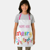 Vrolijk Kerst Elfen & Rendieren Schort (Insitu)