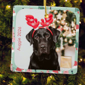Vrolijk Kerst Foto Keramisch Ornament