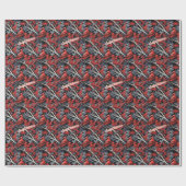 Vrolijk Kerst Kardinaal Wrapping Papier (Vlak)