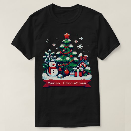 Vrolijk kerst lelijk ontwerp t-shirt (Design voorkant)