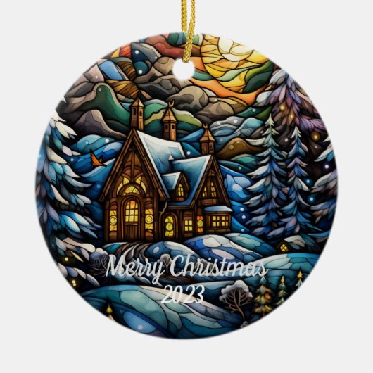 Vrolijk Kerst Ornament 2023 (Voorkant)