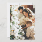 Vrolijk Kerst Ornament Vakantie Kaart (Achterkant)