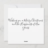 Vrolijk Kerst Ovaal Kantoor Open haard Witte Huis Feestdagenkaart (Achterkant)