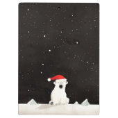 Vrolijk Kerst Polar Beer! Klembord (Achterkant)