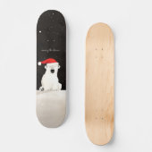 Vrolijk Kerst Polar Beer! Persoonlijk Skateboard (Voorkant)