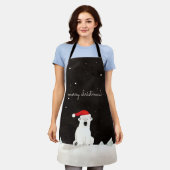 Vrolijk Kerst Polar Beer! Schort (Gedragen)