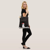Vrolijk Kerst Polar Beer! Tote Bag (Op model)
