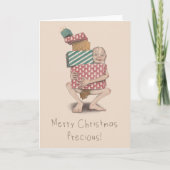 Vrolijk Kerst Precious Blank Kaart (Voorkant)