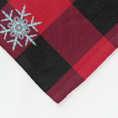 Vrolijk Kerst  Rode Vrachtwagen Gifts Naam Fleece Deken (Hoek)