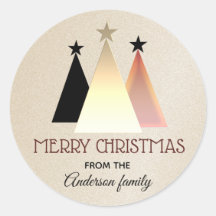 Vrolijk Kerst Roos Goud Monogrammed