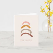 Vrolijk Kerst Schattige Blank Wenskaart Kaart (Gele Bloem)