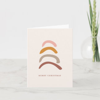 Vrolijk Kerst Schattige Blank Wenskaart Kaart