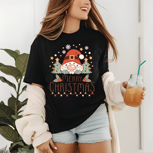 Vrolijk Kerst Schattige grillige feestelijke kerst Tri-Blend Shirt