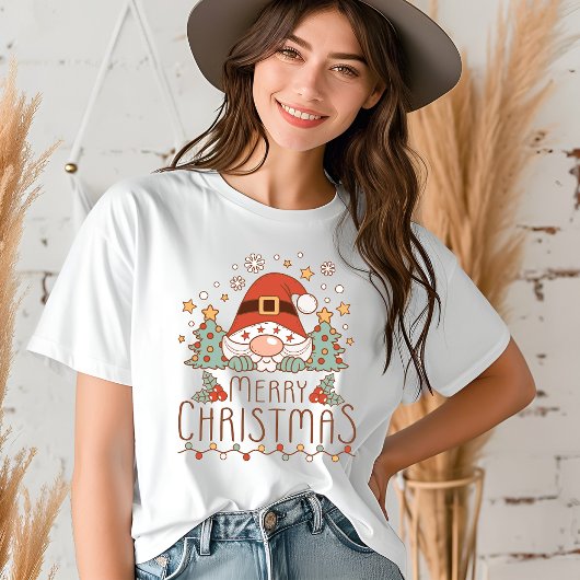 Vrolijk Kerst Schattige grillige feestelijke kerst Tri-Blend Shirt