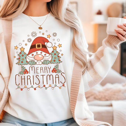 Vrolijk Kerst Schattige grillige feestelijke kerst Tri-Blend Shirt