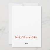 Vrolijk Kerst Schattige Kitten en Kerstcadeaus Feestdagenkaart (Achterkant)