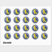 Vrolijk Kerst Soldaat Ondersteuning Lint Stickers (Vel)