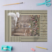 Vrolijk Kerst Tissue Papier Jezus Geboorte (Craft)