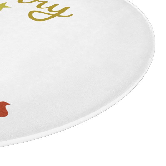 Vrolijk Kerst+Tree ontwerp Snijplank (Hoek)