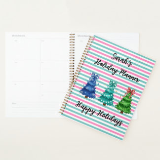 Vrolijk Kerst Trio Boom Persoonlijke Feestdagen Planner