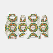 Vrolijk kerstbal 1 bedankdoosjes (Uitgevouwen)