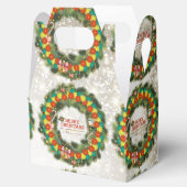 Vrolijk kerstbal 1 bedankdoosjes (Geopend)