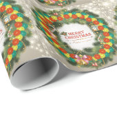 Vrolijk kerstbal 1-omslagpapier cadeaupapier (Rol Hoek)