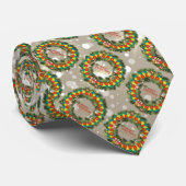 Vrolijk kerstbal 1 stropdas (Opgerold)