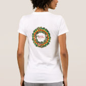 Vrolijk kerstbal 1 T-shirt (Achterkant)
