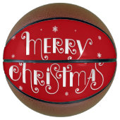 Vrolijk kerstbal basketbal (Voorkant)