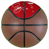 Vrolijk kerstbal basketbal (Rechts)