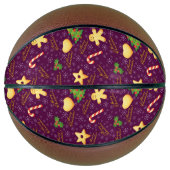 Vrolijk kerstbal basketbal (Voorkant)