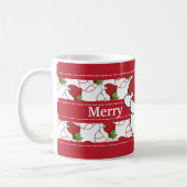 Vrolijk kerstbal koffiemok (Links)