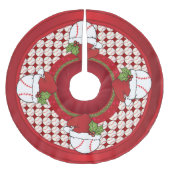 Vrolijk kerstbal overvallen kerstboom rok (Voorkant)