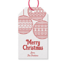 Vrolijk kerstballen met rode kerstballen