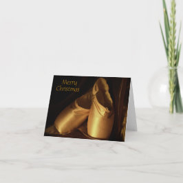 Vrolijk Kerstballet Schoenen Kaart