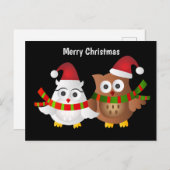 Vrolijk kerstbezit briefkaart (Voorkant / Achterkant)