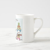 Vrolijk kerstbezit op de Mok Bone China (Rechts)