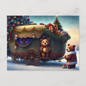 Vrolijk kerstbier briefkaart (Voorkant)