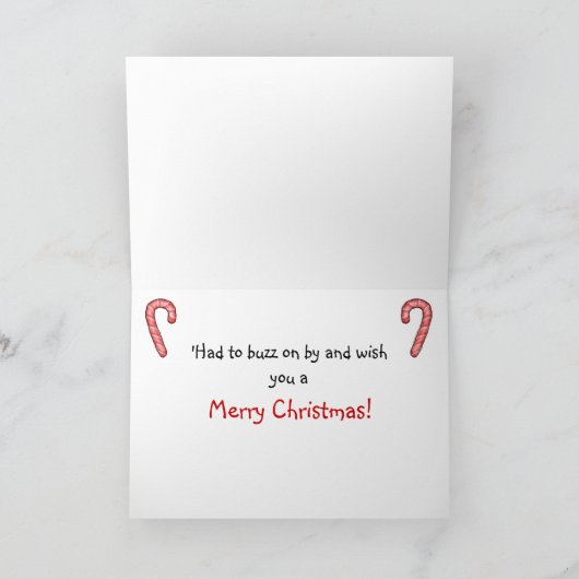 Vrolijk kerstbier vrolijk papier Wenskaart Feestdagen Kaart (Binnen)