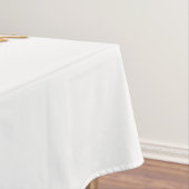 Vrolijk kerstblauw en goud tafelkleed (Voorbeeld)