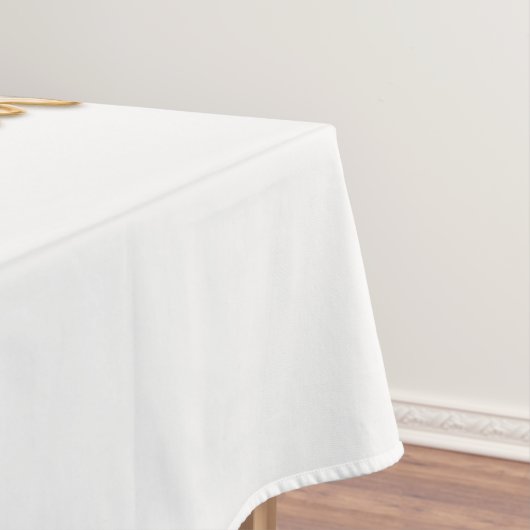 Vrolijk kerstblauw en goud tafelkleed (Voorbeeld)