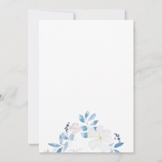 Vrolijk kerstblauw Waterverf ventilatorlicht Lijst (Achterkant)