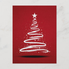 Vrolijk kerstboom. briefkaart