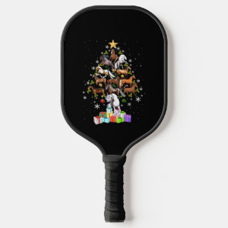Vrolijk kerstboom cadeau voor mannen vrouw rijden  pickleball paddle