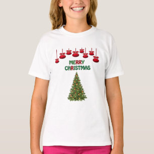 Vrolijk kerstboom Cadeaus feestelijke vakantie T-shirt