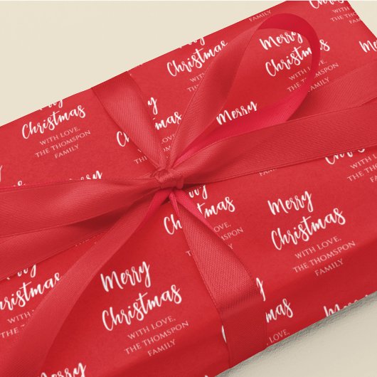 Vrolijk kerstboom eenvoudige buffel check patroon inpakpapier vel