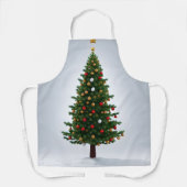 Vrolijk kerstboom eigenaar schort (Voorkant)